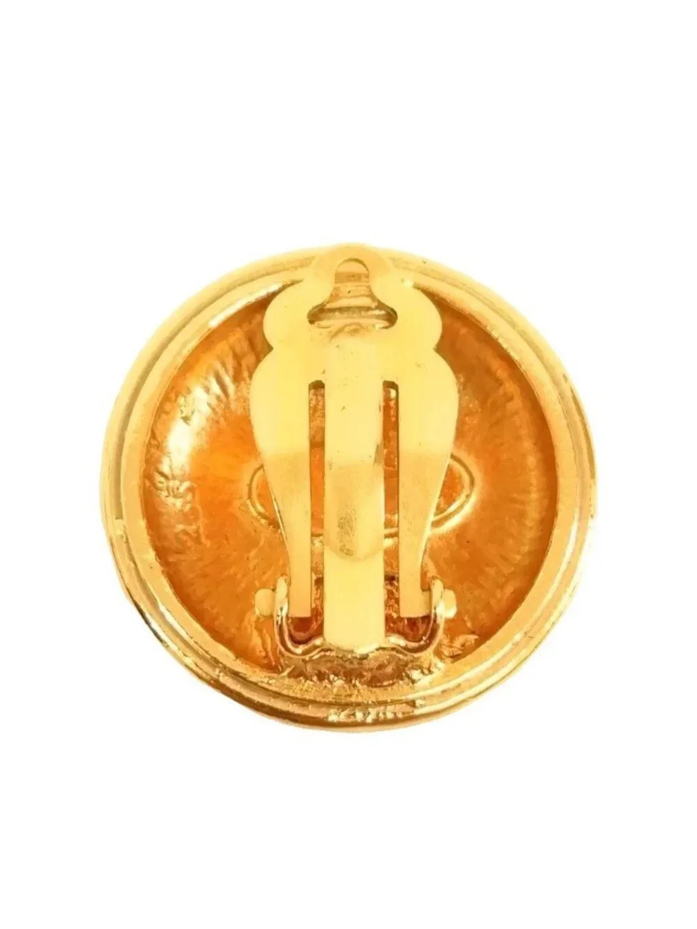 Chanel Vintage CC Logo Single Earrings Gold